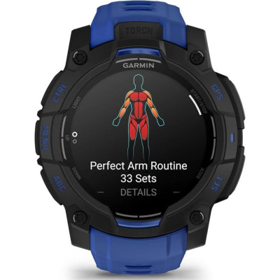 Garmin Instinct 3 45mm AMOLED Black with Blue Band (010-02936-03/43)