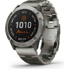 Garmin Fenix 6X Pro Solar Edition Titanium with Vented Titanium Bracelet 010-02157-24/23