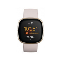 Fitbit Sense Lunar White / Soft Gold Stainless Steel (F00250944)