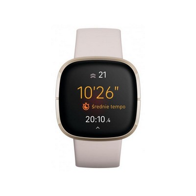 Fitbit Sense Lunar White / Soft Gold Stainless Steel (F00250944)