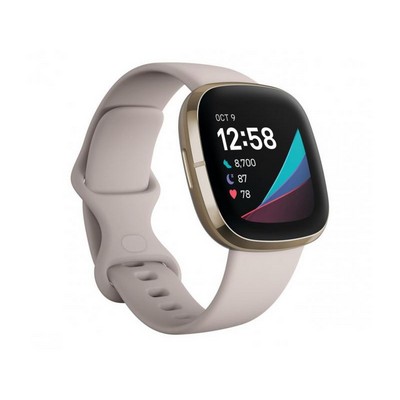 Fitbit Sense Lunar White / Soft Gold Stainless Steel (F00250944)