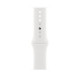 Apple Watch SE 2 GPS + Cellular 40mm Silver Aluminum Case with White Sport Band (MNPP3)