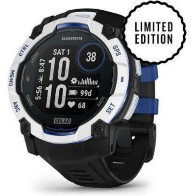 Garmin Instinct 3 50mm Solar Whitestone with Black Band (010-02935-03/43)
