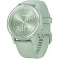 Garmin Vivomove Sport Cool Mint Case and S. Band w. Silver Accents (010-02566-03)