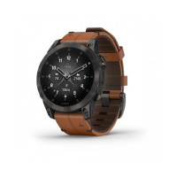 Garmin Epix (Gen 2) Sapphire - B. Titanium w. Chestnut L. Band (010-02582-30)