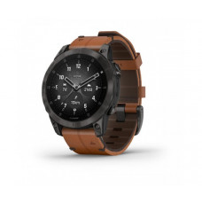 Garmin Epix (Gen 2) Sapphire - B. Titanium w. Chestnut L. Band (010-02582-30)