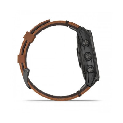 Garmin Epix (Gen 2) Sapphire - B. Titanium w. Chestnut L. Band (010-02582-30)