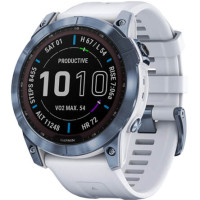 Garmin Fenix 7X Sapphire Solar M. Blue DLC Titanium w. Whitestone Band (010-02541-14/15)