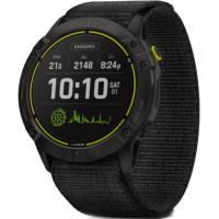 Garmin Enduro Carbon Gray Titanium with Black UltraFit Nylon Strap (010-02408-01/11)