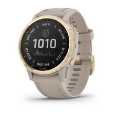 Garmin Fenix 6S Pro Solar Edition Light gold with light sand band (010-02409-11)