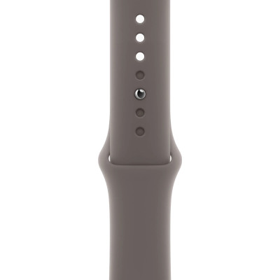 Apple Watch Series 9 GPS + Cellular 45mm Gold S. Steel Case w. Clay Sport Band - M/L (MRMT3)