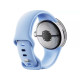 Google Pixel Watch 2 Polished Silver Aluminum Case / Bay Active Band