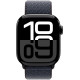 Apple Watch Series 10 GPS 42mm Jet Black Aluminum Case w. Ink Sport Loop (MWWG3)