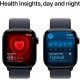 Apple Watch Series 10 GPS 42mm Jet Black Aluminum Case w. Ink Sport Loop (MWWG3)