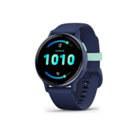 Garmin vivoactive 5 Металевий Navy Aluminum Bezel with Navy Case and Silicone Band (010-02862-12)