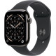 Apple Watch Series 11 GPS + Cellular 46mm Slate Tit. Case w. Black S. Band - M/L (MFD14)