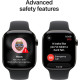 Apple Watch Series 11 GPS + Cellular 46mm Slate Tit. Case w. Black S. Band - M/L (MFD14)