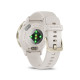 Garmin Venu 3s Soft Gold Stainless Steel Bezel with Ivory Case and Silicone Band (010-02785-54)