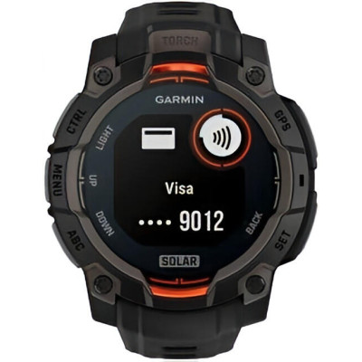Garmin Instinct 3 45mm Solar Black with Black Band (010-02934-00/40)