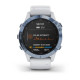 Garmin Fenix 6 Pro Solar Edition Mineral Blue with Whitestone Band (010-02410-19/18)