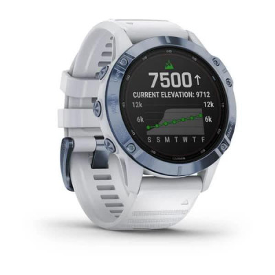 Garmin Fenix 6 Pro Solar Edition Mineral Blue with Whitestone Band (010-02410-19/18)