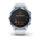 Garmin Fenix 6 Pro Solar Edition Mineral Blue with Whitestone Band (010-02410-19/18)