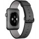 Apple Watch Series 2 42mm Space Gray Aluminum Case with Black Woven Nylon Band (MP072)