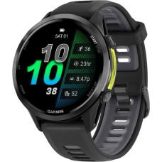Garmin Forerunner 970 Carbon Gray DLC Titanium Black Case w. Black/Translucent Band (010-02969-00/10/60)