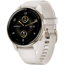 Garmin Venu 2 Plus Cream Gold S. Steel Bezel w. Ivory Case and S. Band (010-02496-02/12)