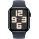 Apple Watch SE 2 GPS 44mm Midnight Aluminium Case w. Midnight Sport Band - S/M (MXEJ3)