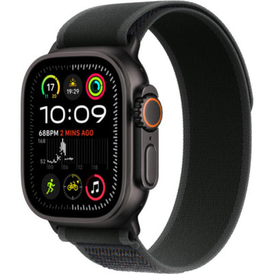 Apple Watch Ultra 2 GPS + Cellular 49mm Black Titan. Case w. Black Trail Loop - S/M (MX4U3)