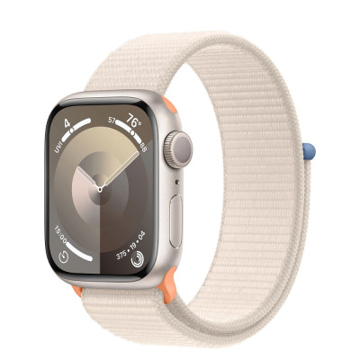 Apple Watch Series 9 GPS 41mm Starlight Aluminum Case w. Starlight S. Loop (MR8V3)