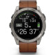 Garmin Fenix 8 51mm AMOLED Sapphire Carbon grey DLC w. Chestnut Leather Band (010-02905-40)