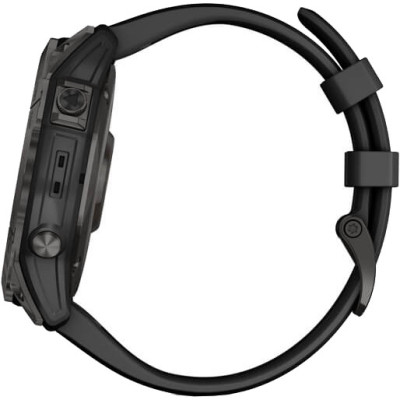 Garmin Fenix 7X Sapphire Solar Carbon Gray DLC Titanium with Black Band (010-02541-10/11)