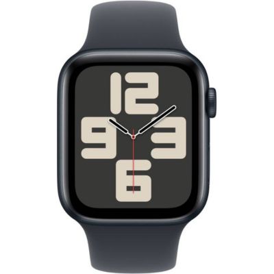 Apple Watch SE 2 GPS 44mm Midnight Aluminium Case w. Midnight Sport Band - M/L (MXEK3)