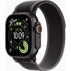 Apple Watch Ultra 3 GPS + Cellular 49mm Black Tit. Case w. Black/Charcoal Trail Loop - S/M (MF1D4)