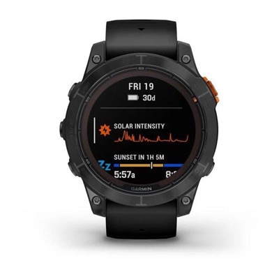Garmin Fenix 7 Pro Solar Slate Gray w. Black Band (010-02777-00/01)