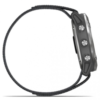 Garmin Enduro Steel with Gray UltraFit Nylon Strap (010-02408-00)