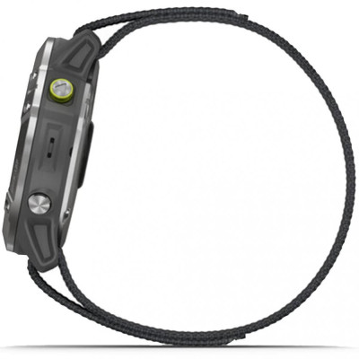 Garmin Enduro Steel with Gray UltraFit Nylon Strap (010-02408-00)