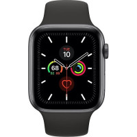 Apple Watch Series 5 LTE 44мм Space Gray Aluminum w. Black b.- Space Gray Aluminum (MWW12)
