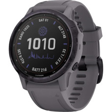 Garmin Fenix 6S Pro Solar Edition Amethyst Steel with Shale Gray Band (010-02409-15)