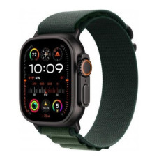 Apple Watch Ultra 2 GPS + Cellular 49mm Black Titan. Case w. Dark Green Alpine Loop - Medium (MX4R3)