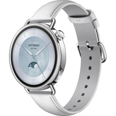 Xiaomi Watch S4 41mm Leather Strap White (BHR07VUGL)