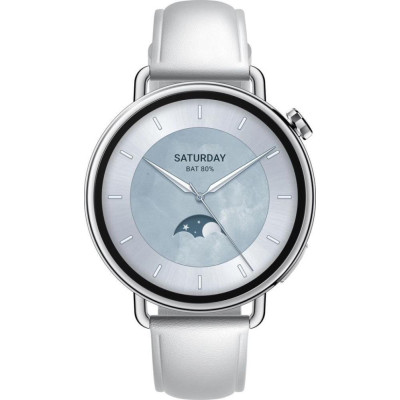Xiaomi Watch S4 41mm Leather Strap White (BHR07VUGL)