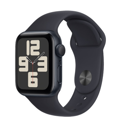 Apple Watch SE 2 GPS 40mm Midnight Aluminium Case with Midnight Sport Band M/L (MR9Y3)