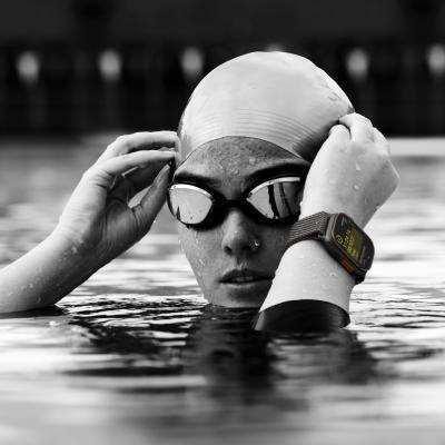 Apple Watch Ultra 2 GPS + Cellular 49mm Black Titan. Case w. Dark Green Alpine Loop - Small (MX4Q3)