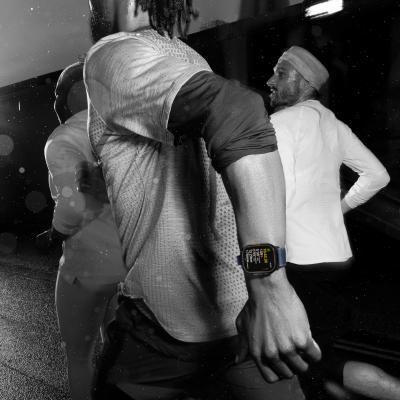 Apple Watch Ultra 2 GPS + Cellular 49mm Black Titan. Case w. Dark Green Alpine Loop - Small (MX4Q3)