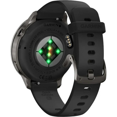Garmin Venu 4 41 mm Slate with Black Silicone Band (010-03013-02/42)