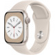 Apple Watch Series 8 GPS 45mm Starlight Aluminum Case with Starlight Sport Band (MNP23, MNUQ3)