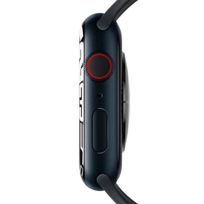 Apple Watch Series 7 GPS + Cellular 45mm Midnight Aluminum Case w. Midnight S. Band (MKJ73)